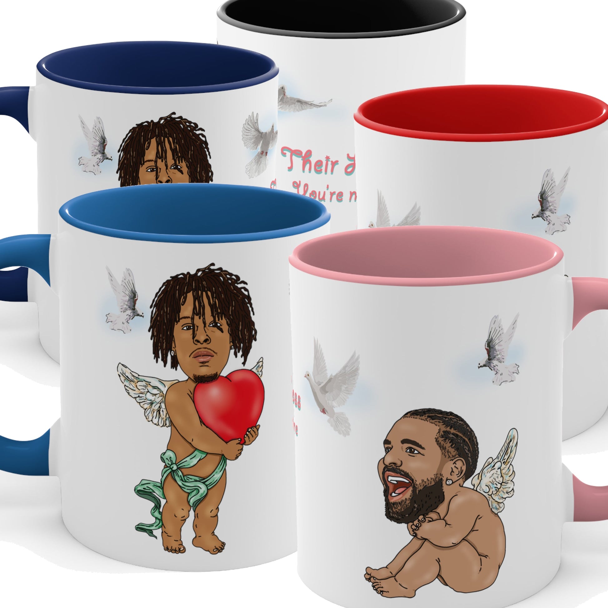 Drake, 21 Savage Coffee Mug - Valentine's Day, Funny Cute Coffee Cup – Abe  Gallery