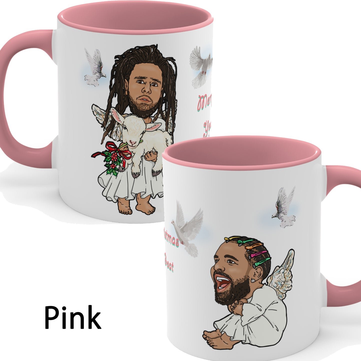 Drake, J Cole Coffee Christmas Mug - GOAT