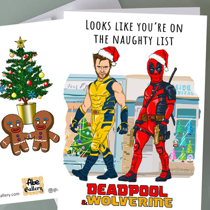 Deadpool & Wolverine Christmas Card - Like A Prayer