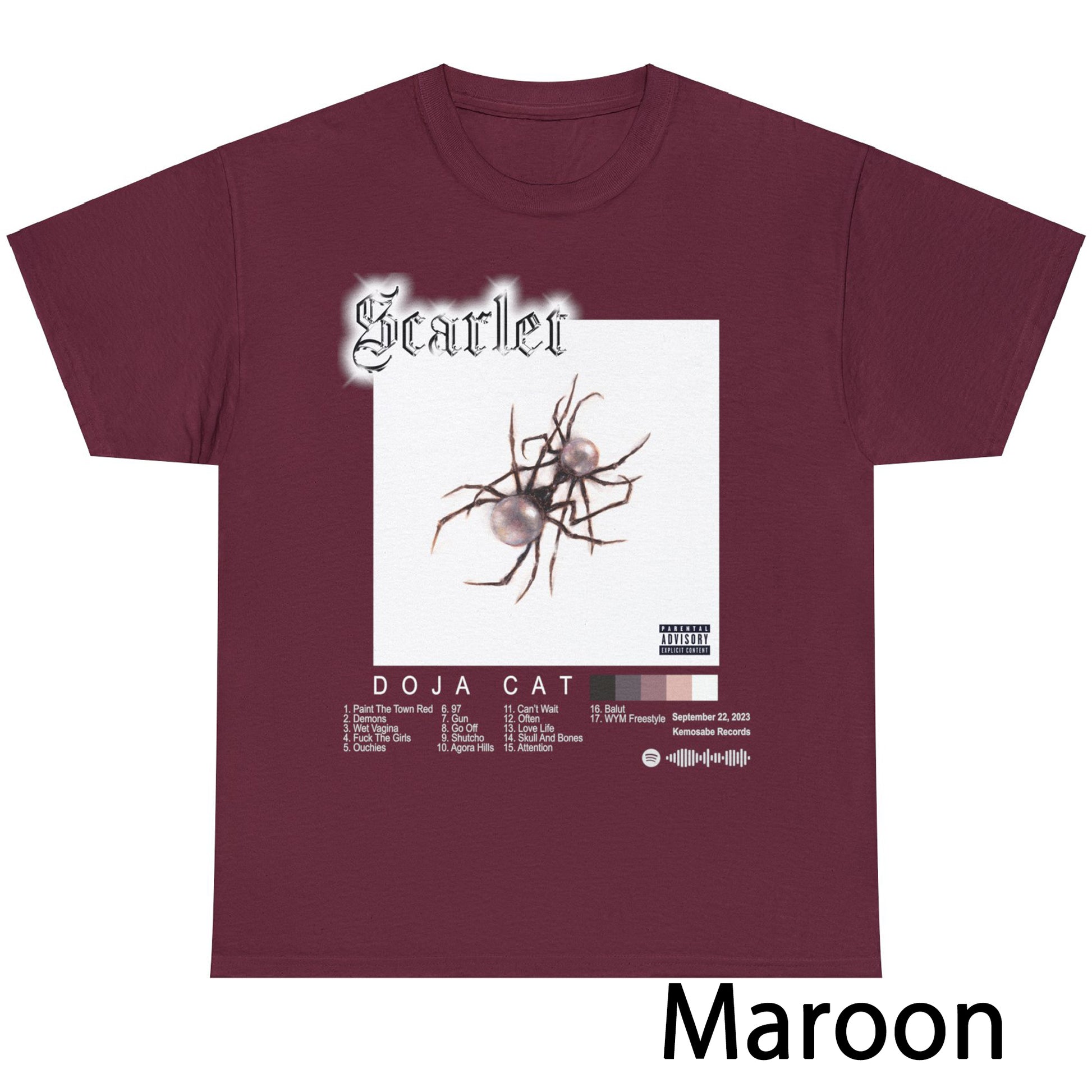 Doja Cat T-Shirt - Scarlet Album Shirt, Doja CAt Merch GIft Fans Girls –  Abe Gallery