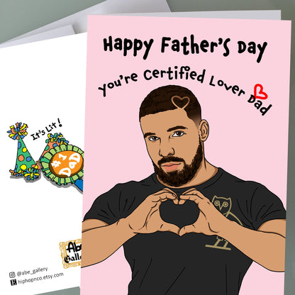 Post Malone and Steven Tyler Father's Day Card - Rocksta