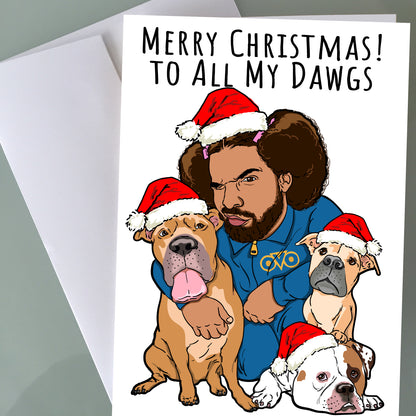 Drake Christmas Card - For All The Dogs