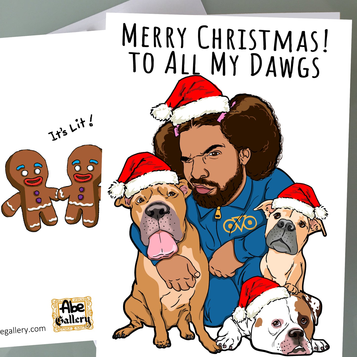 Drake Christmas Card - For All The Dogs