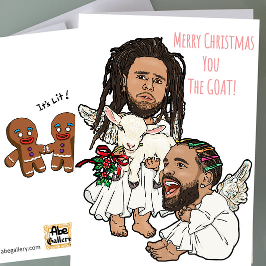 Drake, J Cole Christmas Card - First Person Shooter