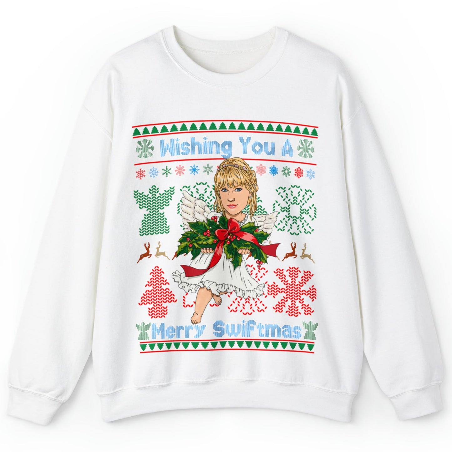 Taylor Swift Ugly Christmas Sweater - Angel