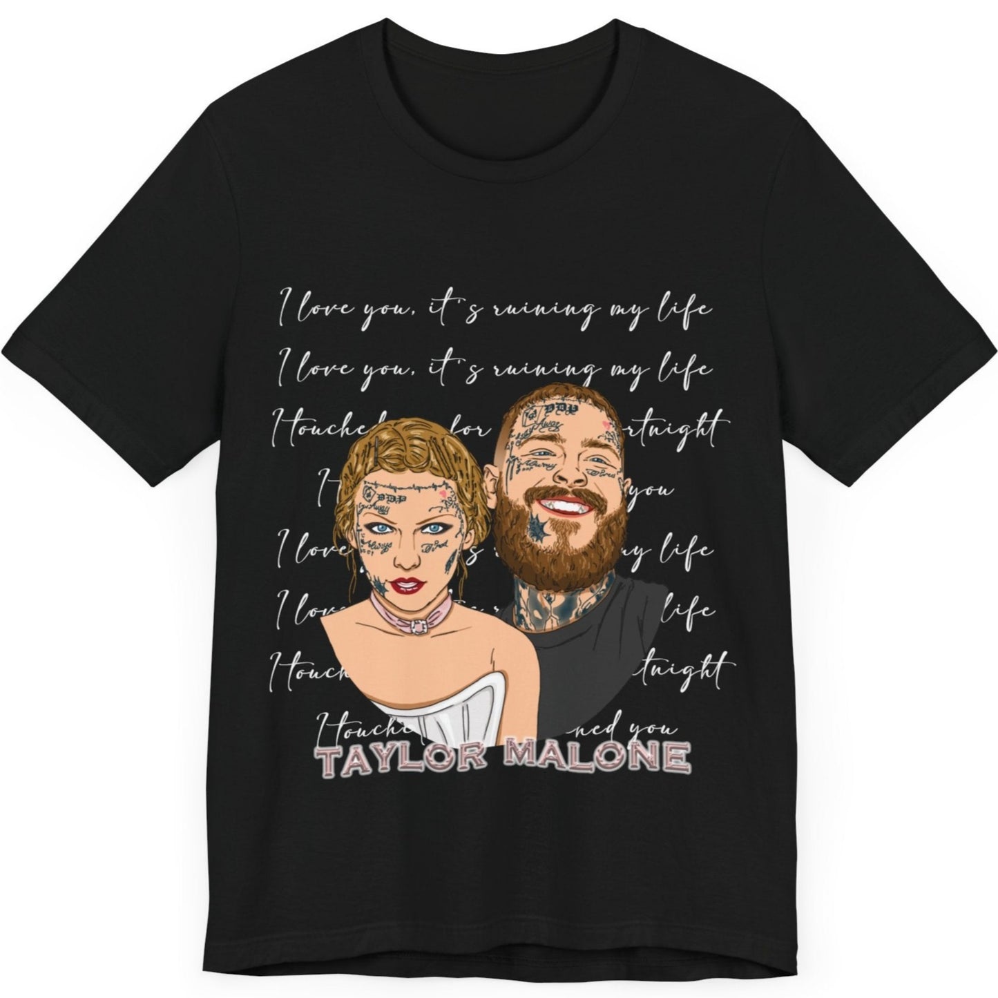 Taylor Swift, Post Malone T-Shirt - Fortnight