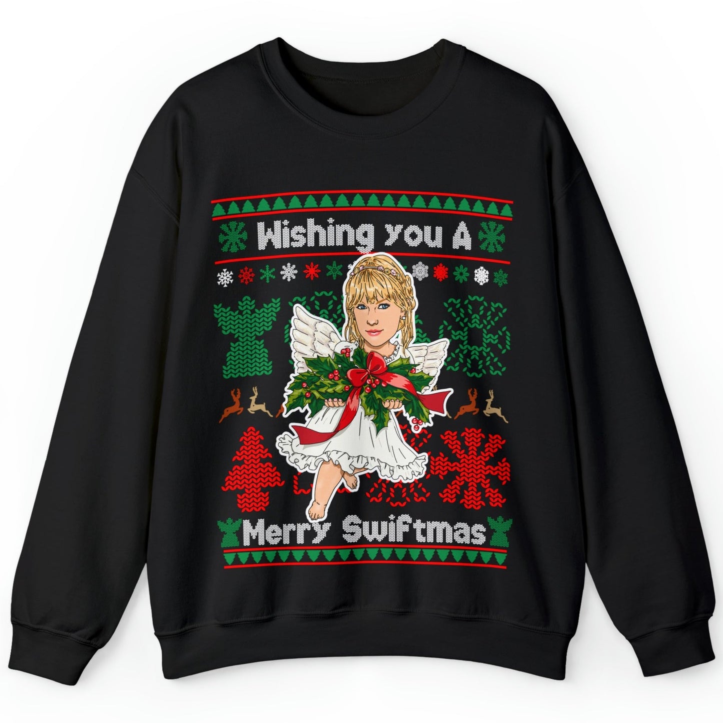 Taylor Swift Ugly Christmas Sweater - Angel