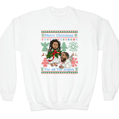 Drake, J Cole Kid's Ugly Christmas Sweater - Angels