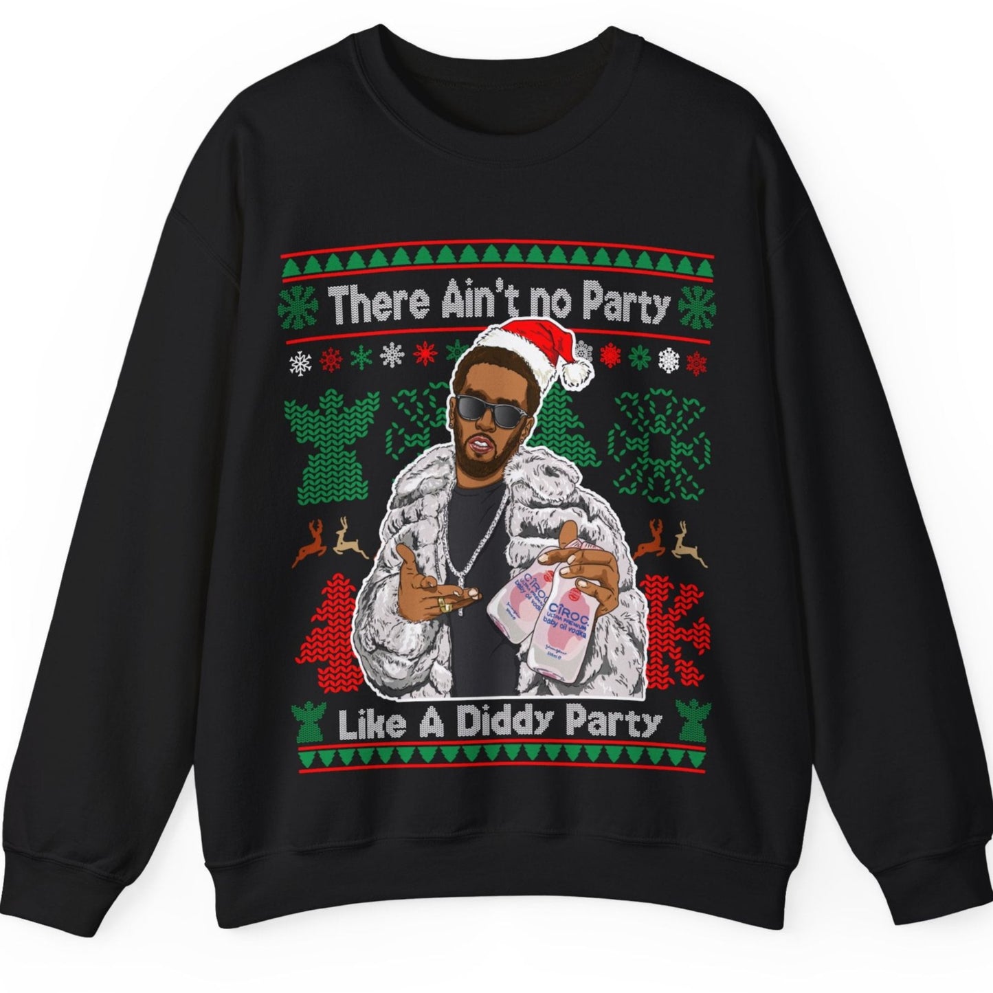 P Diddy Ugly Christmas Sweater - Party