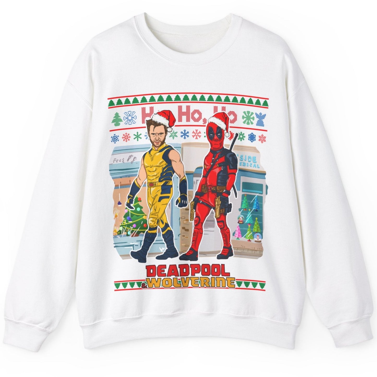 Deadpool & Wolverine Ugly Christmas Sweater - Like A Prayer