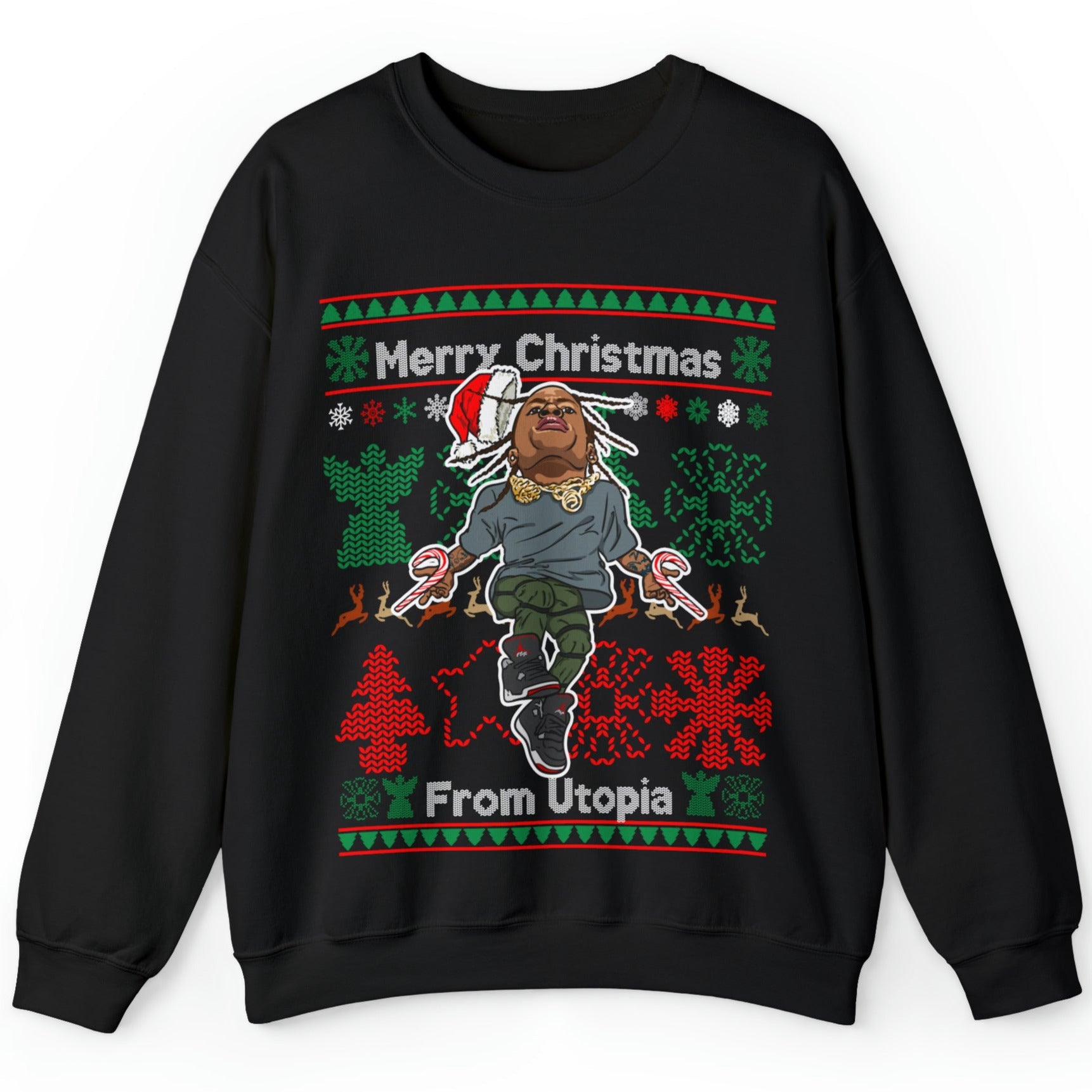 Christmas Jumper Hypebeast Jumper Funny Christmas Jumper Ugly Meme  Christmas Sweater Travis Scott