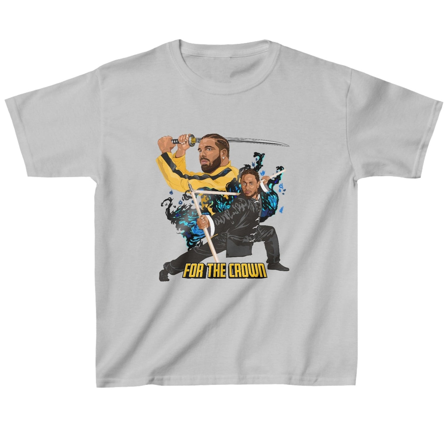 Kendrick Lamar, Drake Kid's T-Shirt - For The Crown