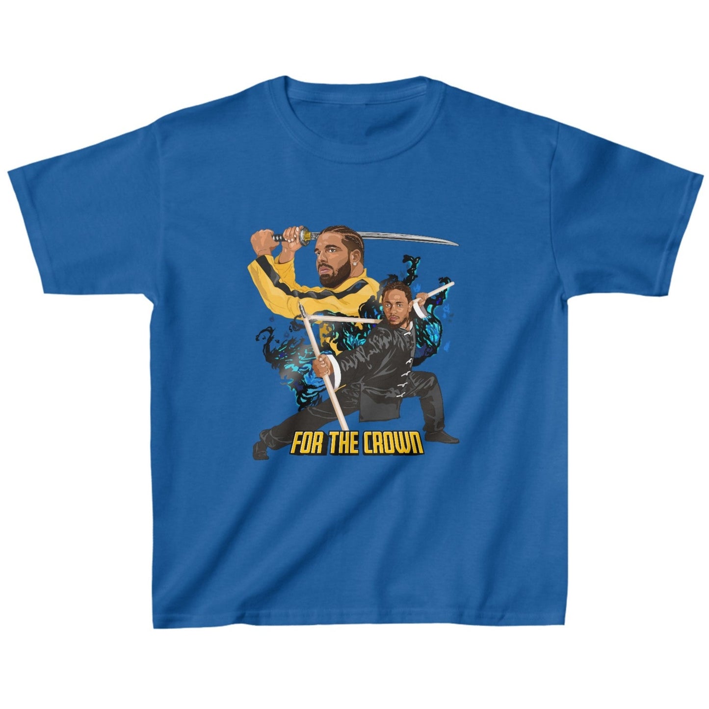 Kendrick Lamar, Drake Kid's T-Shirt - For The Crown