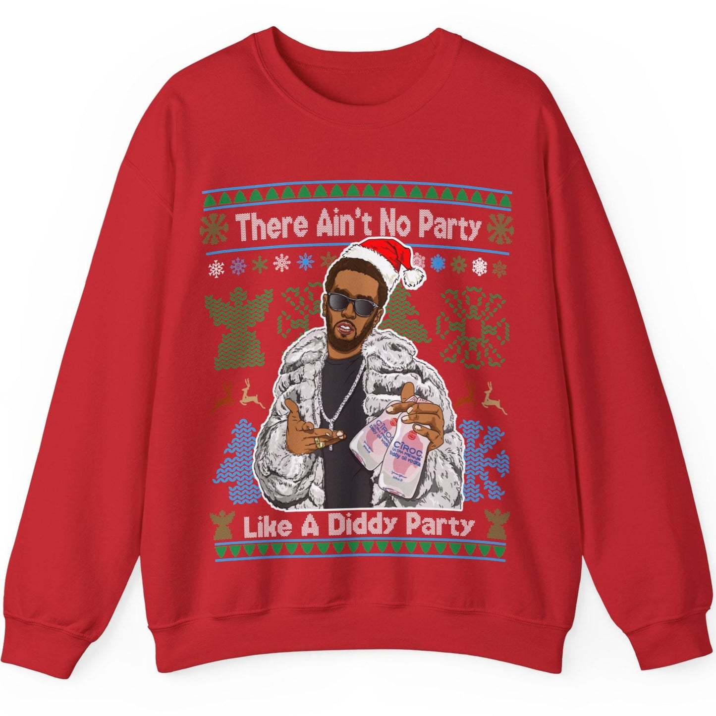 P Diddy Ugly Christmas Sweater - Party