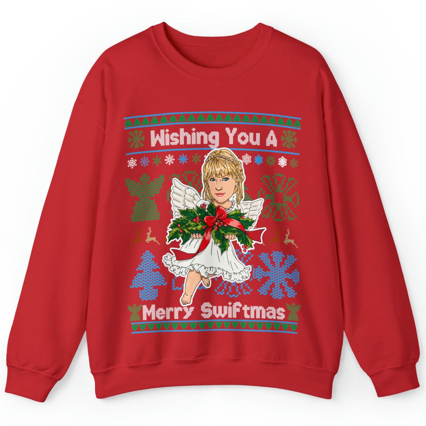 Taylor Swift Ugly Christmas Sweater - Angel