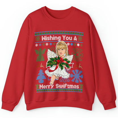 Taylor Swift Ugly Christmas Sweater - Angel