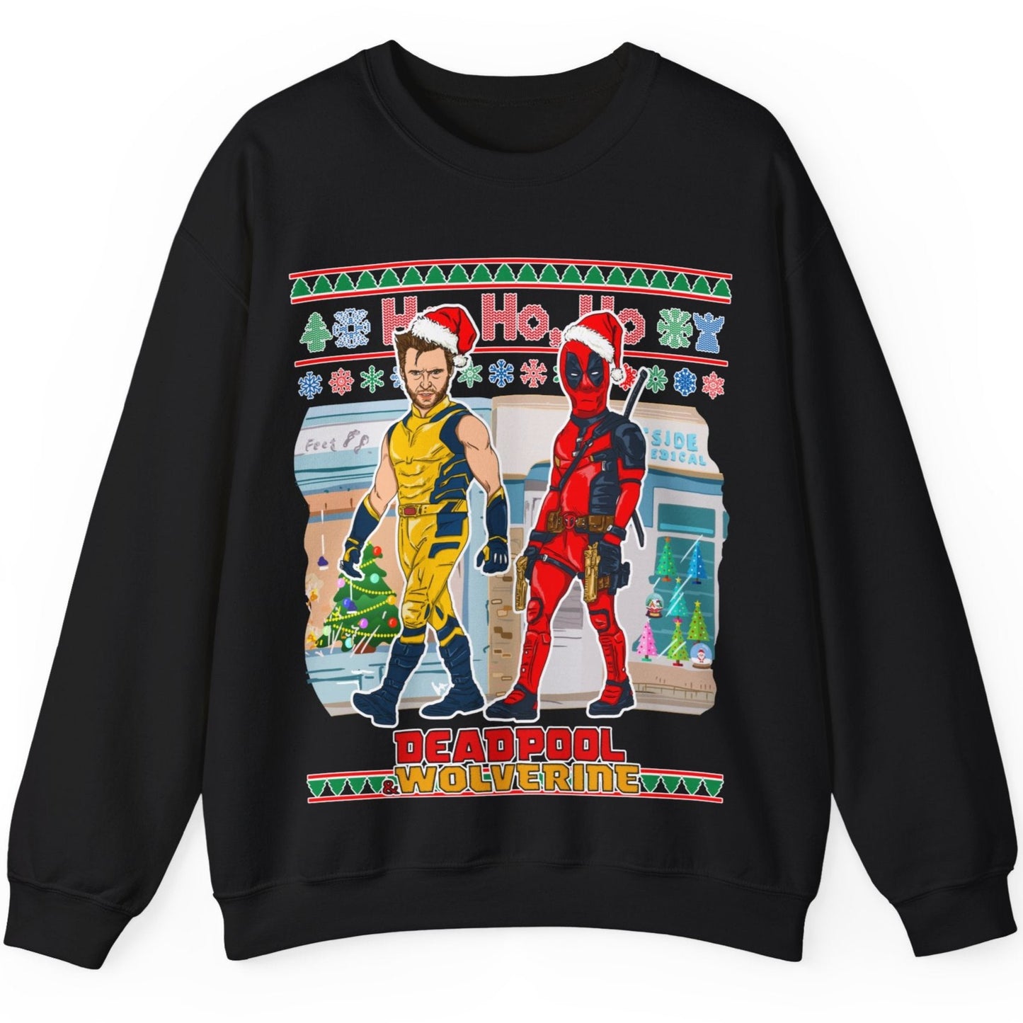 Deadpool & Wolverine Ugly Christmas Sweater - Like A Prayer