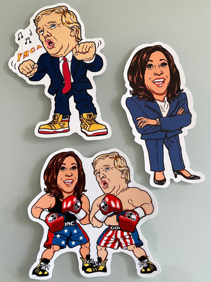 Trump vs Kamala Sticker Set - 2024