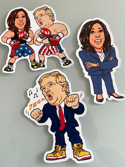 Trump vs Kamala Sticker Set - 2024