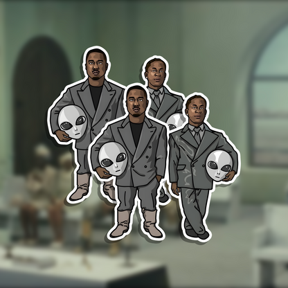 Kanye West, Travis Scott Sticker Set - Father