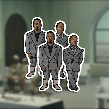 Kanye West, Travis Scott Sticker Set - Father