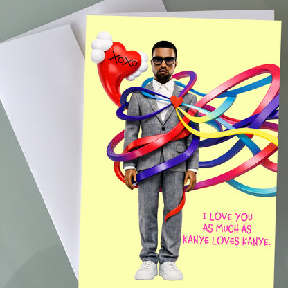 Kanye West Valentine's Day Card - KAWS