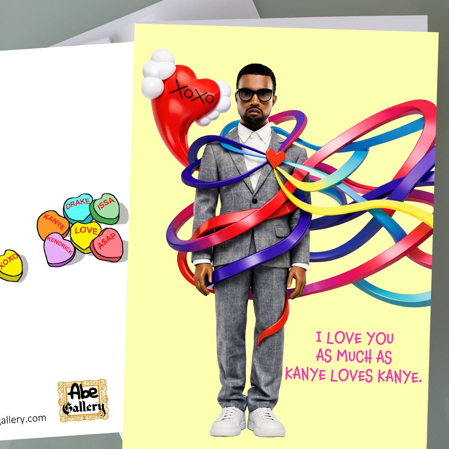 Kanye West Valentine's Day Card - KAWS