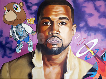 Kanye West Poster! Graduation Painting Hip Hop Art Rap Hypebeast Merch –  Abe Gallery