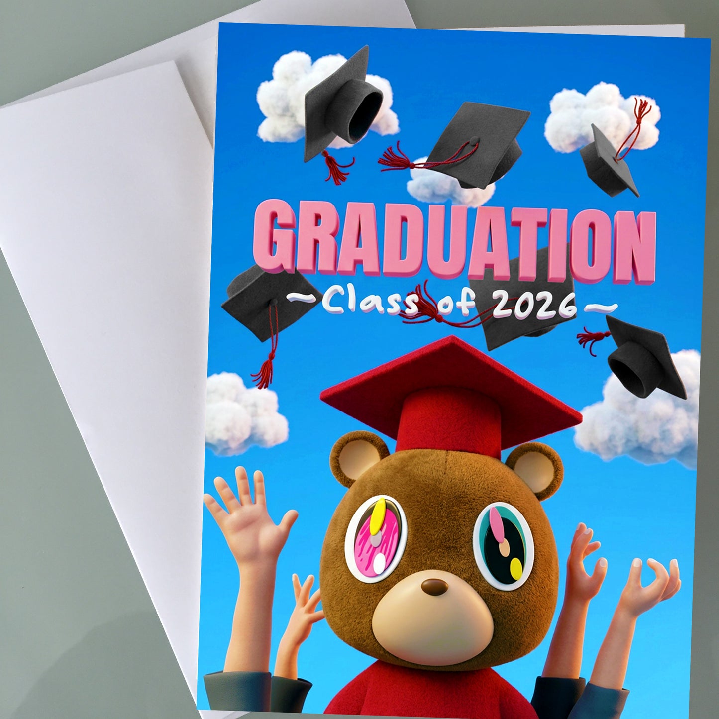 Kanye West Bear Graduation Card - Graduation