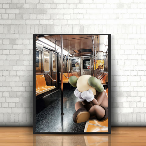 KAWS Poster - Subway