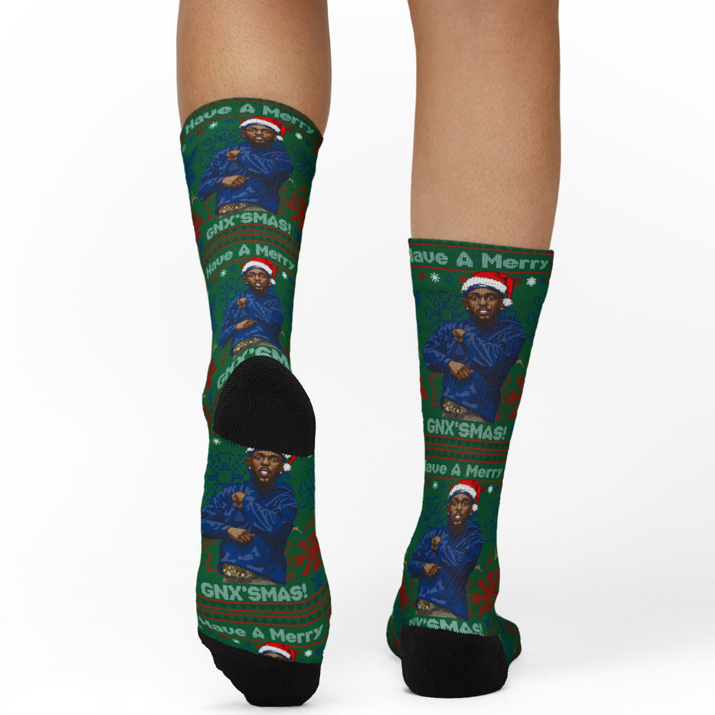 Kendrick Lamar Christmas Socks - GNX