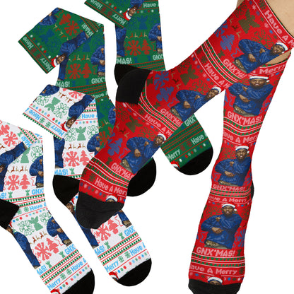 Kendrick Lamar Christmas Socks - GNX