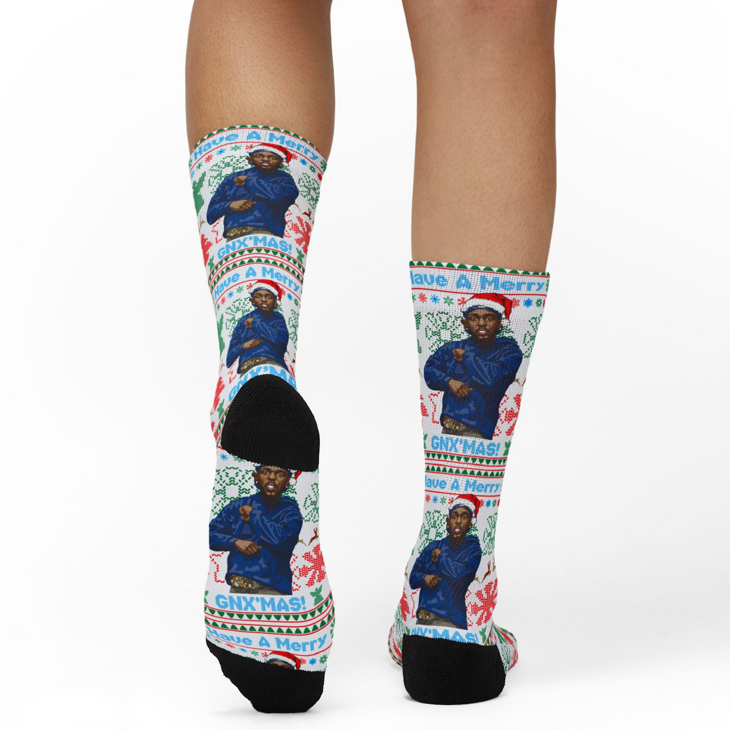 Kendrick Lamar Christmas Socks - GNX