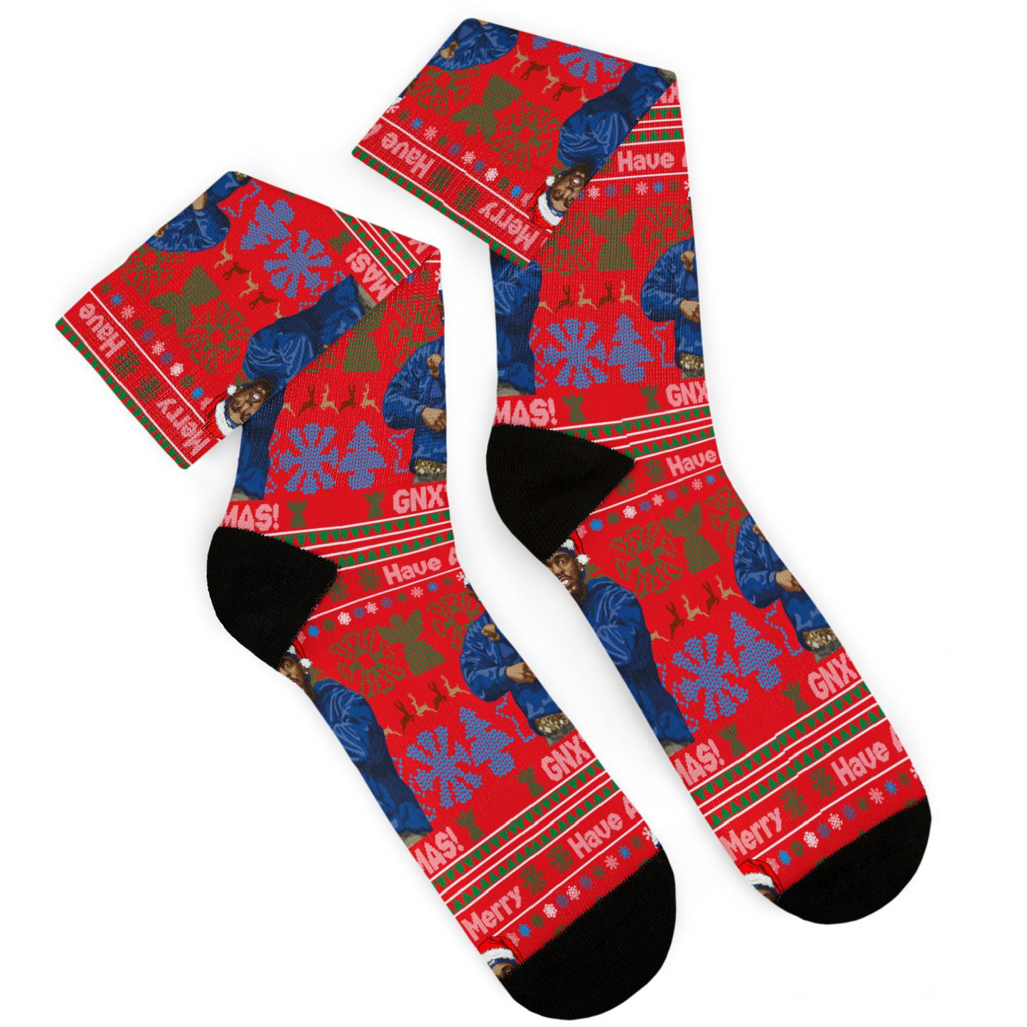 Kendrick Lamar Christmas Socks - GNX