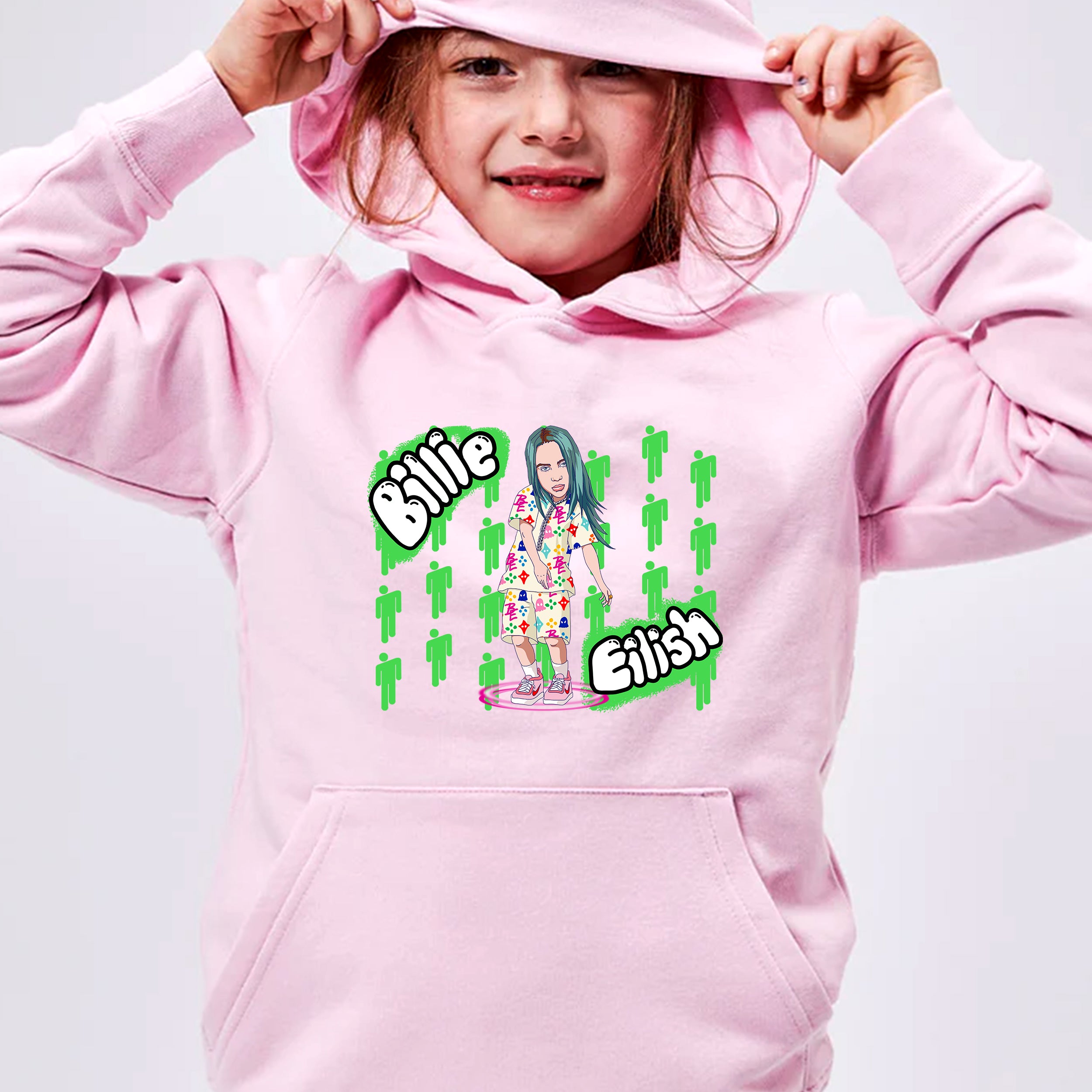 Billie eilish 2024 merch hoodie kids