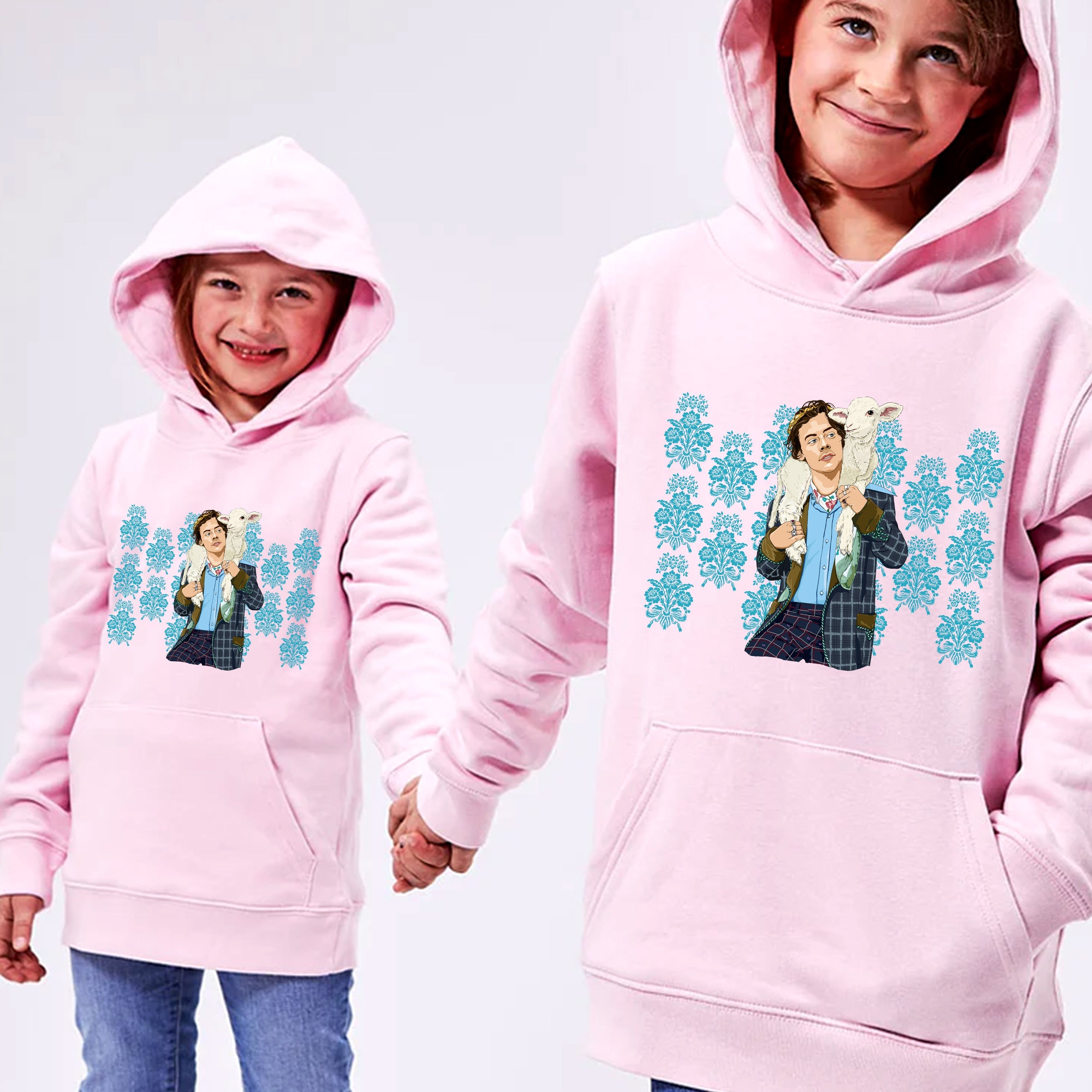 Harry styles pink outlet hoodie