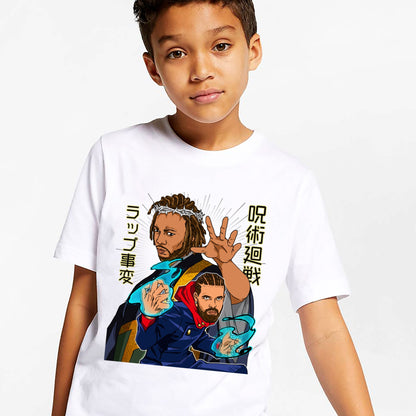 Kendrick Lamar, Drake Kid's T-Shirt - Jujutsu Kaisen