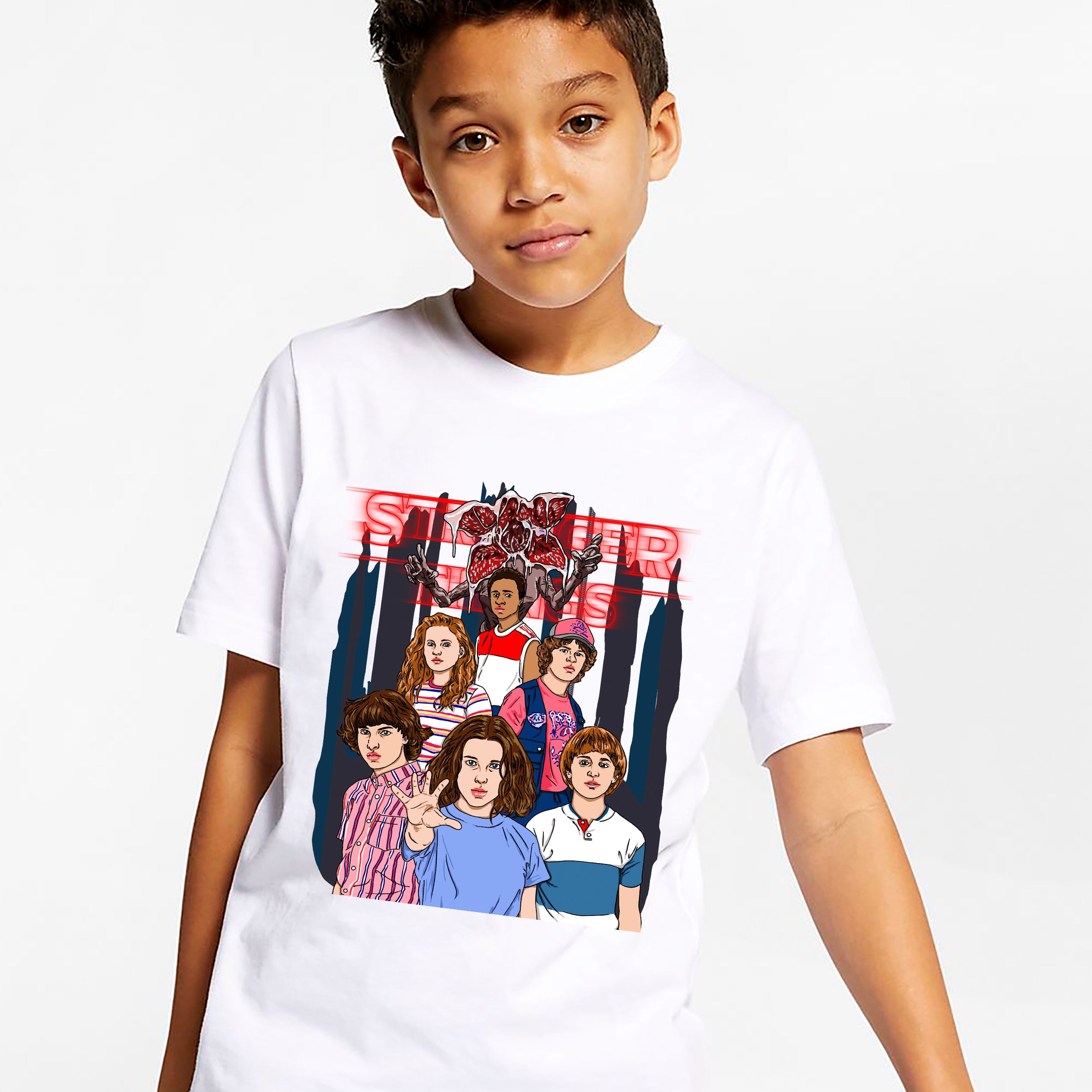 Boys stranger hot sale things shirt