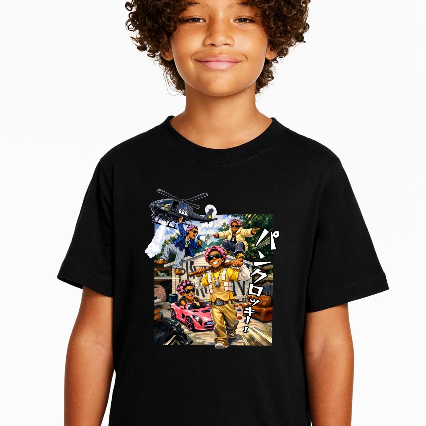 Asap Rocky Kid's T-Shirt - Punk Rocky