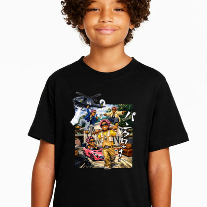 Asap Rocky Kid's T-Shirt - Punk Rocky