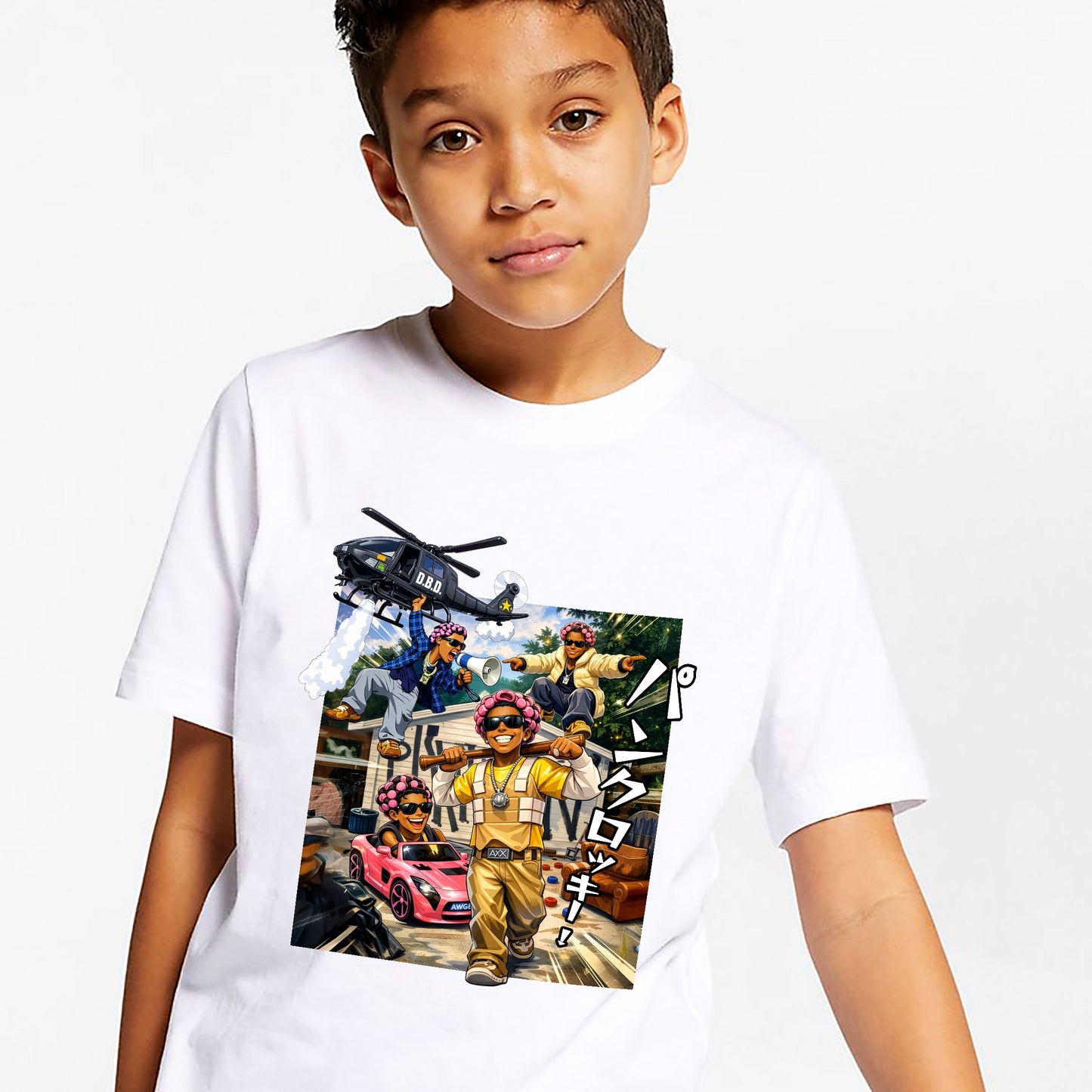 Asap Rocky Kid's T-Shirt - Punk Rocky