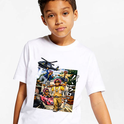 Asap Rocky Kid's T-Shirt - Punk Rocky