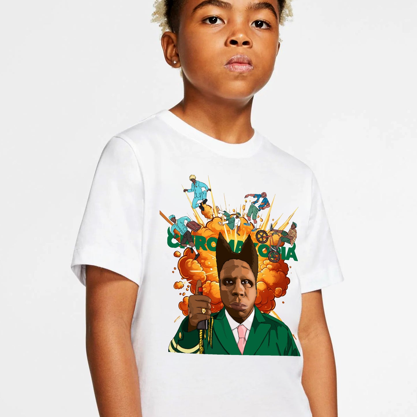 Tyler the Creator Kid's T-Shirt - Chromakopia