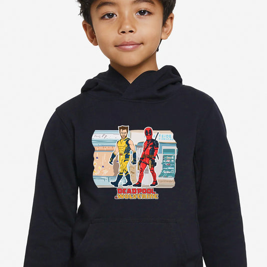 Deadpool & Wolverine Kid's Hoodie - Like A Prayer