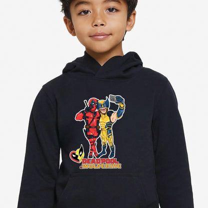 Deadpool Wolverine Kid's Hoodie BFF's