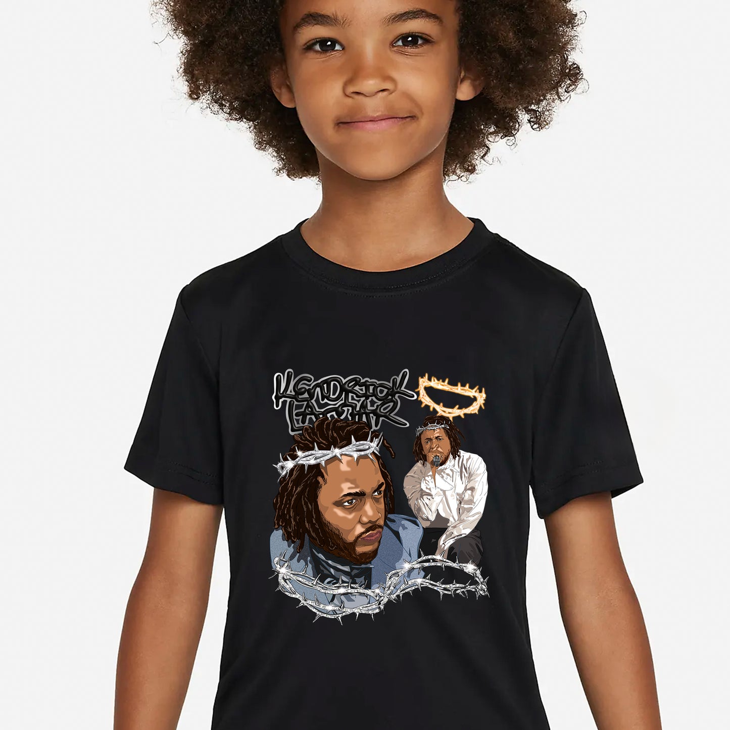 Kendrick Lamar Kid's T-Shirt - Crown of Thorns