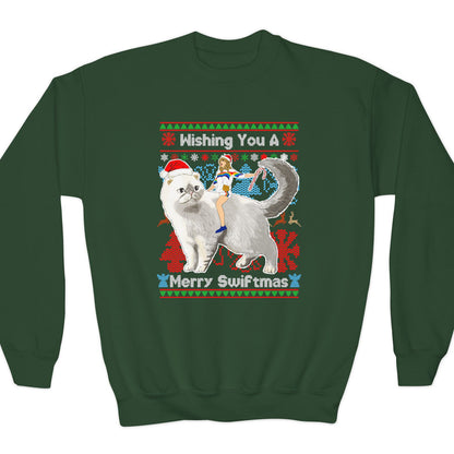 Taylor Kid's Ugly Christmas Sweater - Caticorn