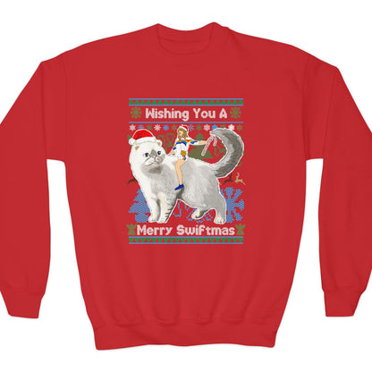 Taylor Kid's Ugly Christmas Sweater - Caticorn