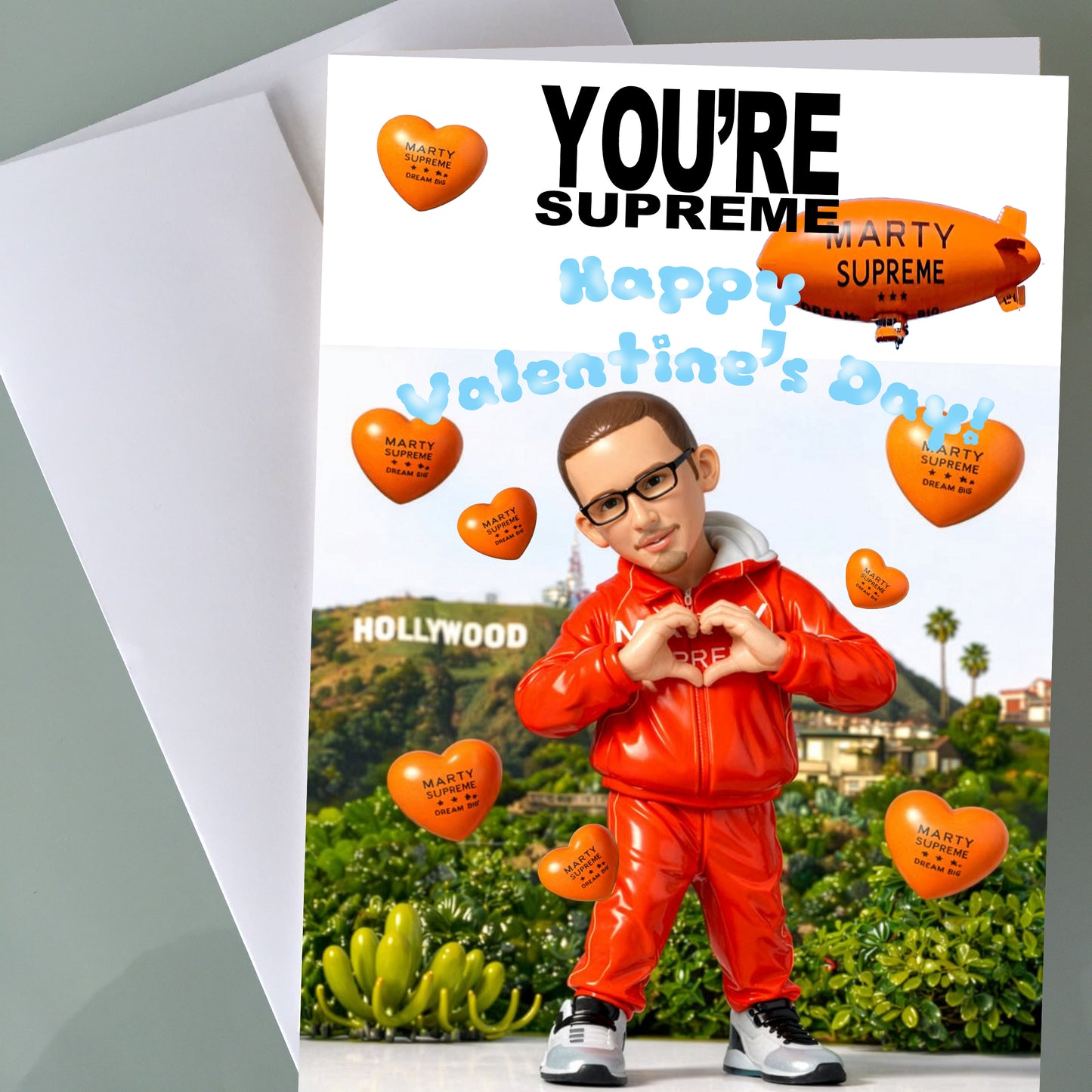 Marty Supreme Valentine's Day Card - Dream Big