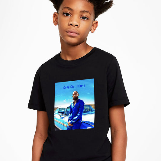Nipsey Hussle Kid's T-Shirt - The Marathon